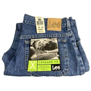 Vintage Lee Relaxed Fit Jeans Men's 36 X 30 Pepper Stone Montgomery Ward NWT